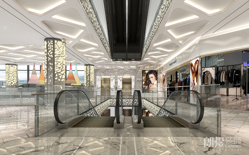 簡約現(xiàn)代商場裝修設(shè)計(jì)效果圖