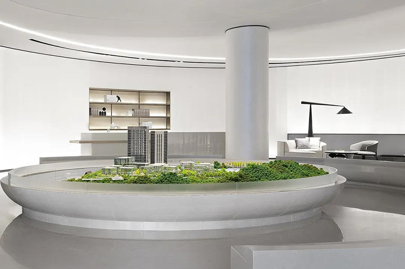 極簡風(fēng)售樓處營銷中心裝修效果圖