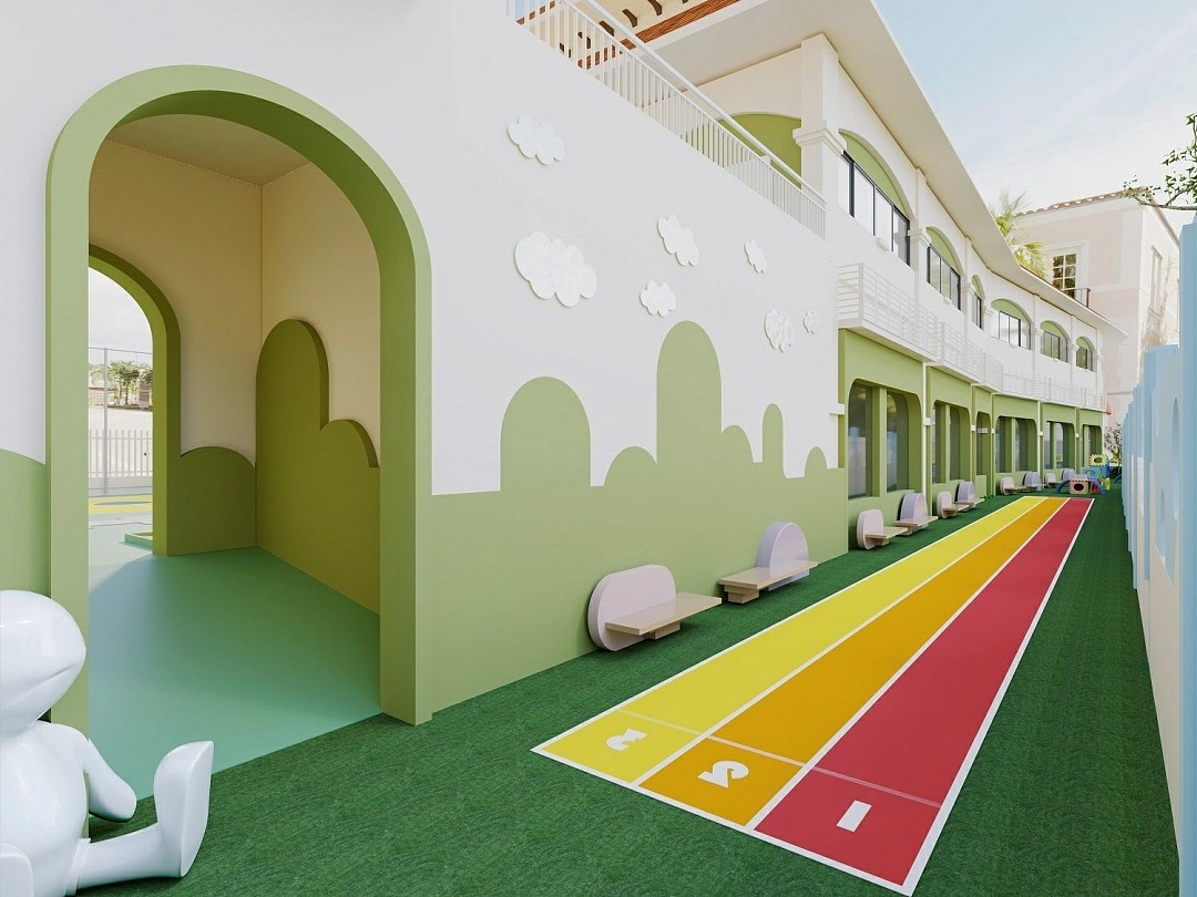 幼兒園室內(nèi)簡約裝修效果圖